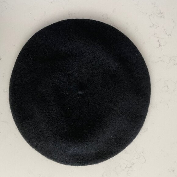 Canadian Hat 1918 Bill Classic Wool Beret/Tam Hat Neutral Black Sz OS NWT - Picture 2 of 8